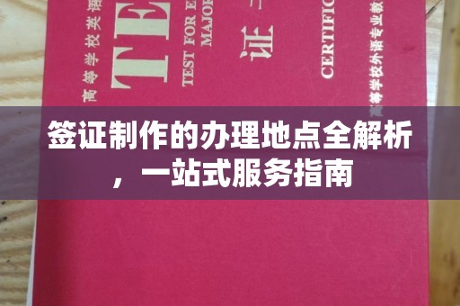 莎车签证制作的办理地点全解析，一站式服务指南