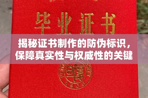 莎车揭秘证书制作的防伪标识，保障真实性与权威性的关键